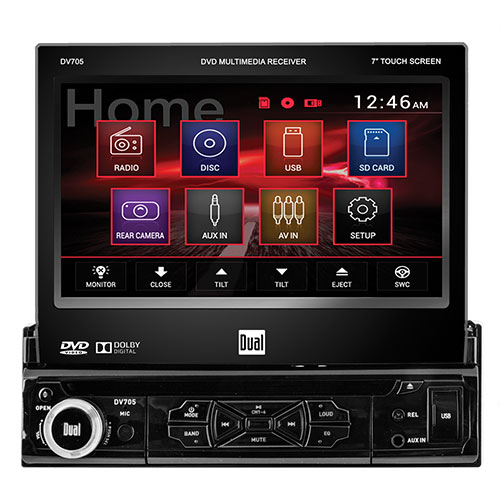 Single DVD Car Stereo Player
