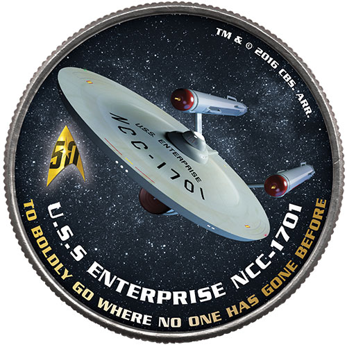 Star Trek 1/2 Dollar