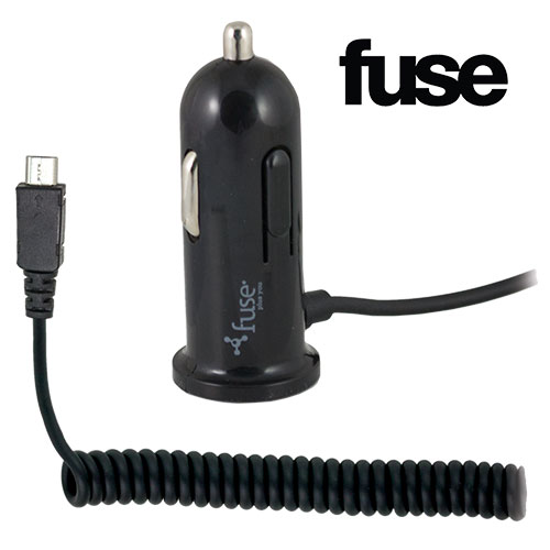 Fuse 8' 2.4A Micro USB Car Charger