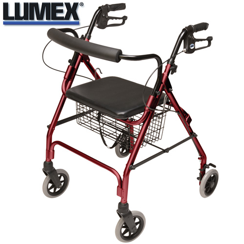Burgundy Walkabout Rollator