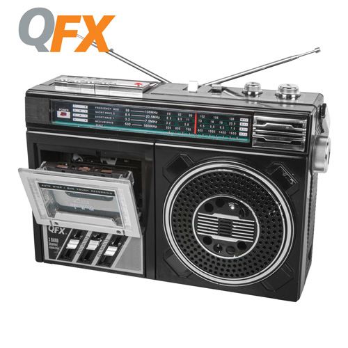 QFX Portable Radio Cassette Recorder