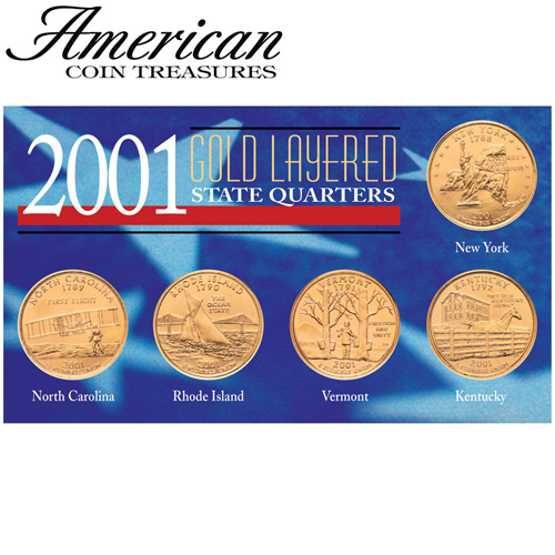 Gold State Quarters