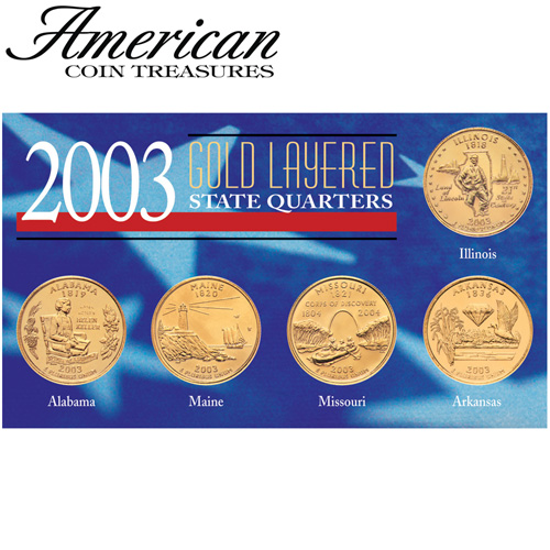 Gold State Quarters