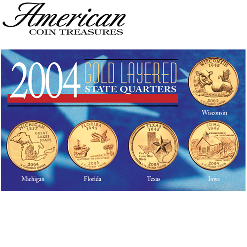 Gold State Quarters