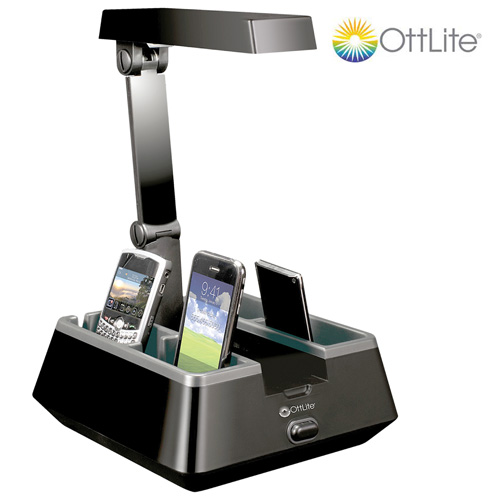 OttLite Charging Valet Desk Lamp