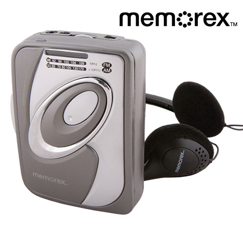 Memorex Portable Cassette Player with Radio