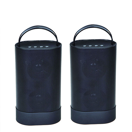 Indoor/Outdoor Bluetooth Speaker Pair