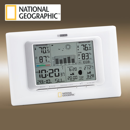 National Geographic Indoor Outdoor Weather Station eBay