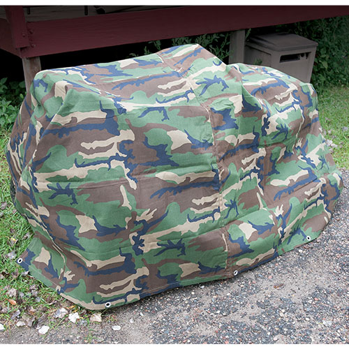 Camo Canvas Tarp