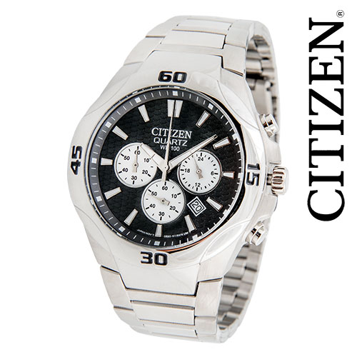Citizen Quartz Stainless Chrono Watch