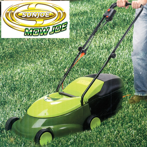 electric lawn
                                    mowers