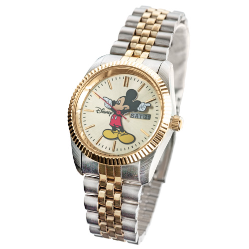 Mickey Mouse 2-Tone Watch - Mens