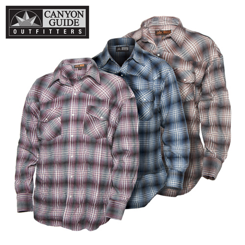 Western Flannel Shirts - 3 Pack