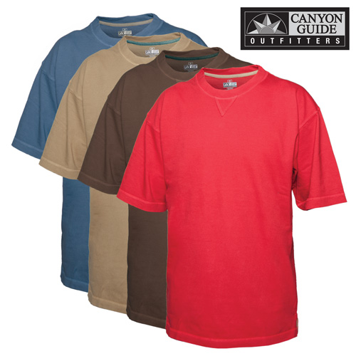 Short Sleeve Crew Neck Shirts - 4 Pack