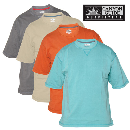 Crew Neck Short Sleeve Shirts - 4 Pack