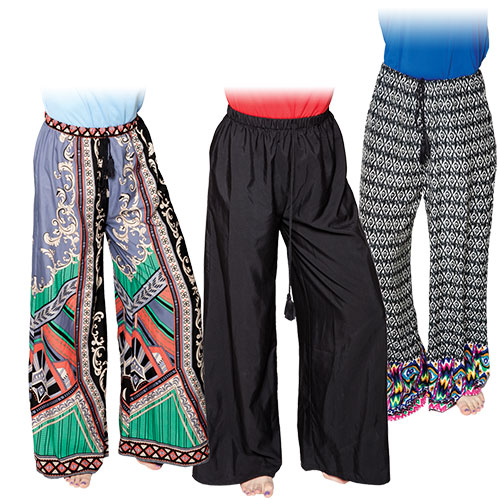 3-Pack Palazzo Pants