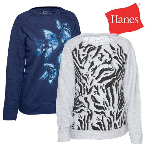 Hanes Womens Print Sweatshirts - 2 Pack
