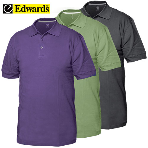 3-Pack Pique Polo Shirts