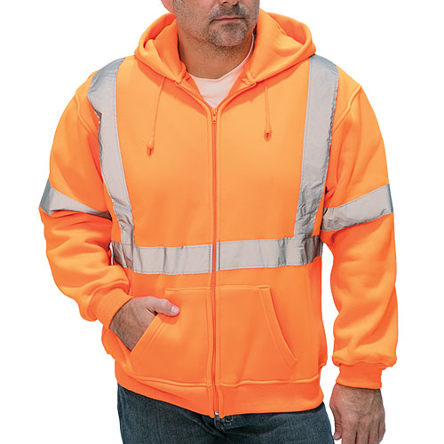 Hi-Viz Zip Hoodie