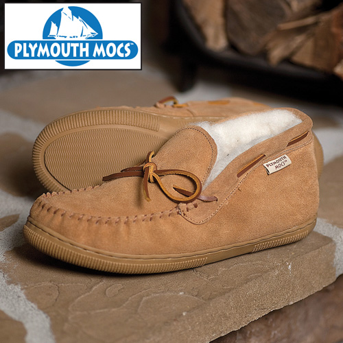 Plymouth Mocs Mens Chukka Slippers