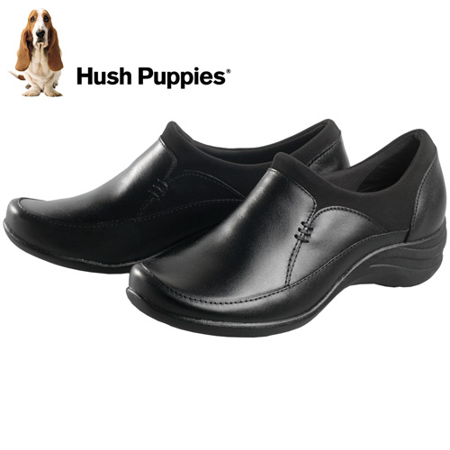 Hush Puppies Epic Slip-Ons - Black
