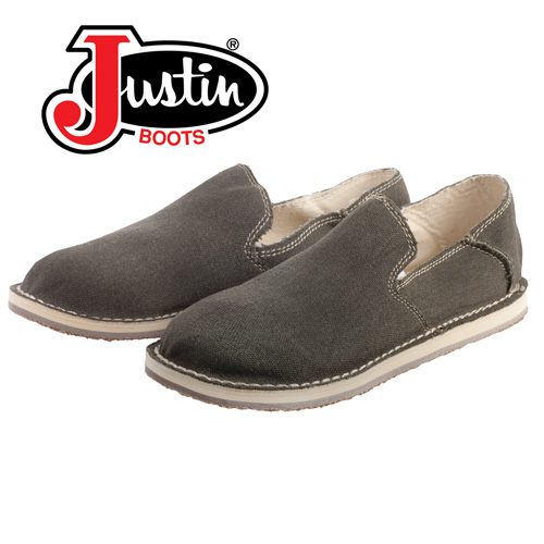 Justin Canvas Slip-On Shoes - Olive