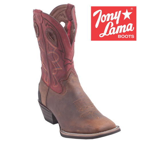 Tony Lama Walnut Blaze Boots