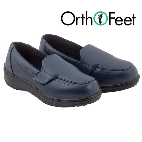 Womens Navy Astoria Loafers