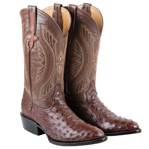 Ferrini Full Quill Ostritch Boot