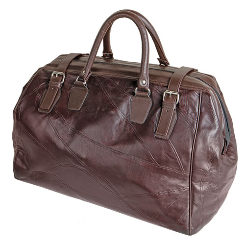Lambskin Weekend Bag - Brown