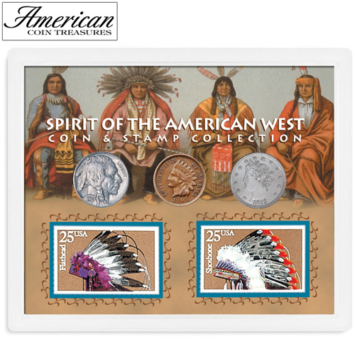 Spirit of the American West Coin & Stamp Collection