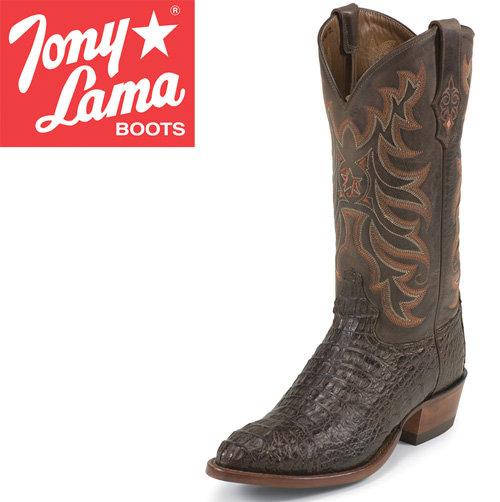Tony Lama Chocolate Caiman Boots
