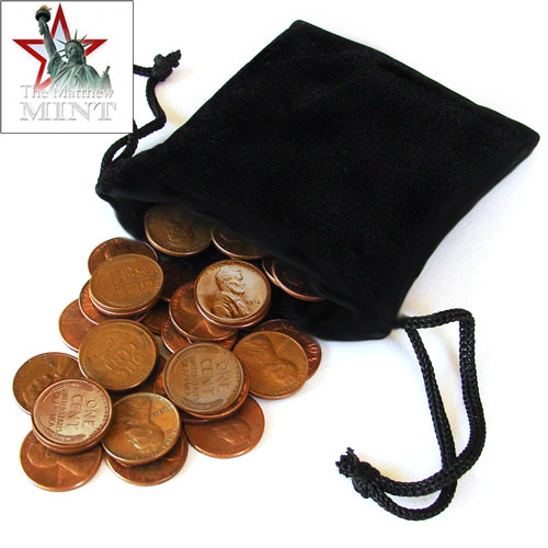 50 Wheat Pennies