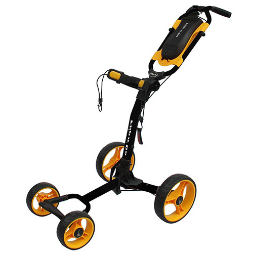 Black/Orange Flip-N-Go 4-Wheel Golf Cart