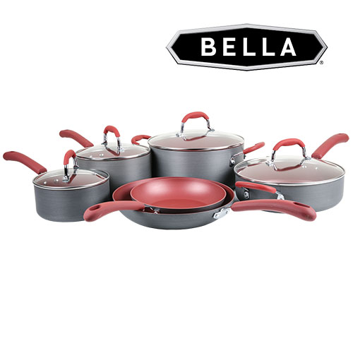 Bella 11 Piece Cookware Set