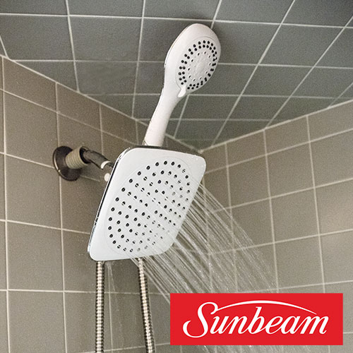 Dual-Head Shower with Rainfall