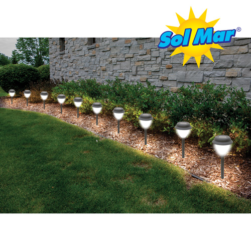 Sol Mar Solar Garden Lights - 10 Pack