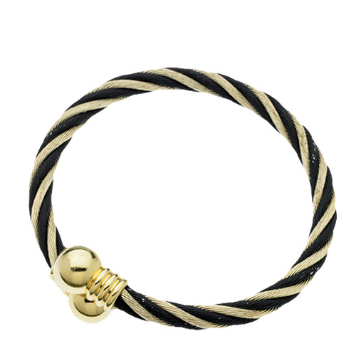 Magnetic Bracelet - Gold/Black