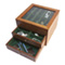 Wood 2 Drawer Display Box