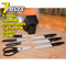 7 Piece Ceramic Knife Set with Block