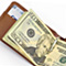 Carlos Chavez Brown Leather Clip Wallet
