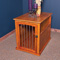 Large Wood Pet Crate End Table