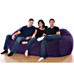 7.5FT VELISH BEANBAG-AUBRN