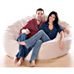 6X1 BEANBAG-VELVISH WHEAT