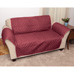 Burgundy Reverse Loveseat Cover
