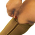 Zipper Compression Socks - Beige