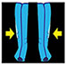Air Compression Leg and Foot Wrap