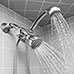 Silver Shower Head & Massager